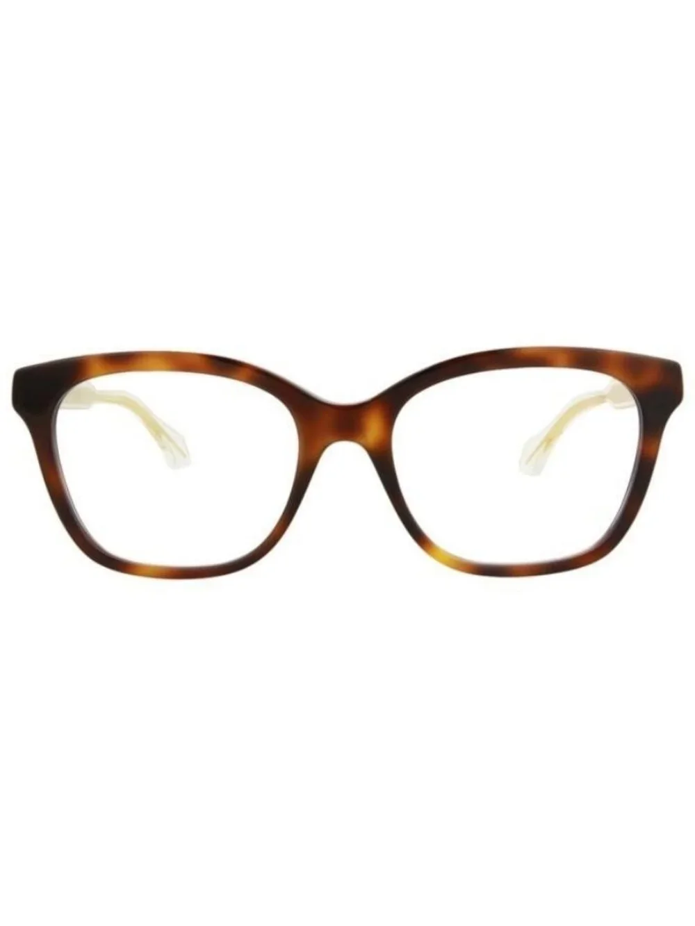 New Gucci Womens Square/Rectangle Havana Crystal Transparent Fashion Designer Ey